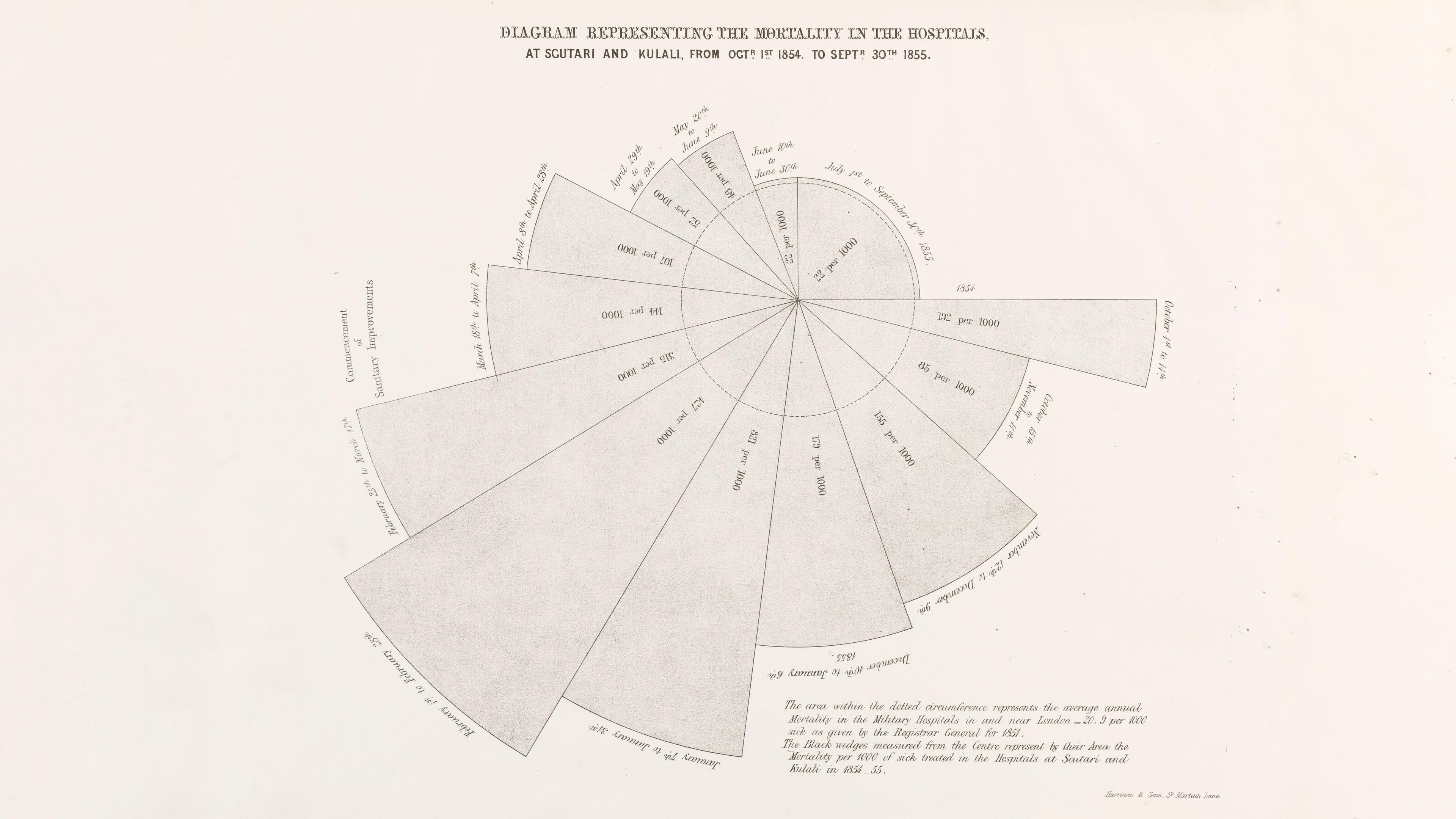 Diagrams Representing the Mortality in the Hospitals